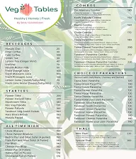 Veg Tables menu 2