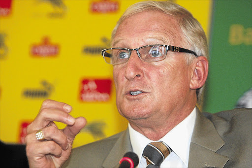 New national coach Gordon Igesund yesterday named his 25-man Bafana Bafana squad. The team's first match will be against Brazil on the soccer superstars' home ground