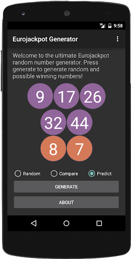 Eurojackpot Generator