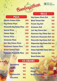 Bombaysthan, Coimbatore menu 2