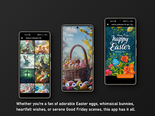 Screenshot Cute Easter Wallpapers 2024