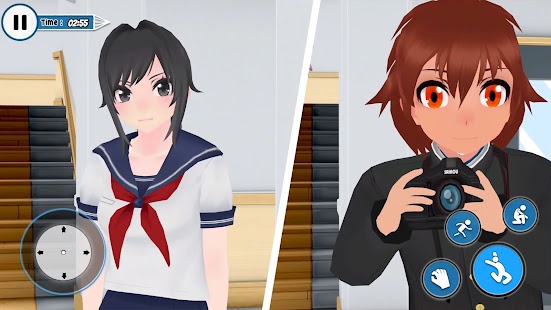 Download do APK de Anime Girl 3D: Japanese High School Life Simulator para  Android