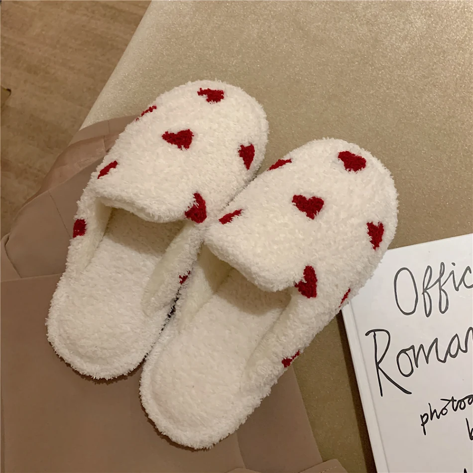Katoenen pantoffels herfst en winter, indoor pluche. Warme en zachte pantoffels voor thuis. Heerlijk comfortabel en knus.