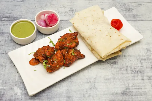 Chicken Tikka + (2) Rumali Roti