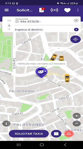 Screenshot Taxia: Solicita tu transporte