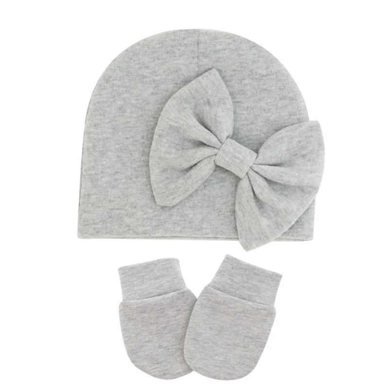 Ensemble de gants pour nouveau-né avec chapeau fœtal pour bébé