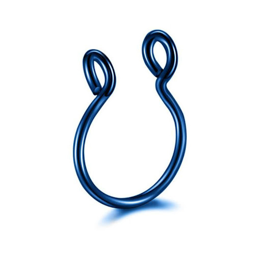 Title 5, Fashionable stainless steel U-shaped nose ring ...