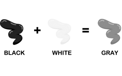 What Color Do Black and White Make in Paint?