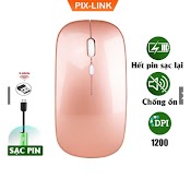 Chuột Không Dây Pin Sạc 2.4Ghz P1 Siêu Mỏng Không Gây Tiếng Ồn Sạc 1 Lần Dùng 1 Tuần