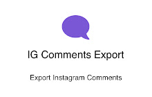 IGCommentsExport - Export IG Comment small promo image