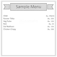 Hotel Praveen International menu 1