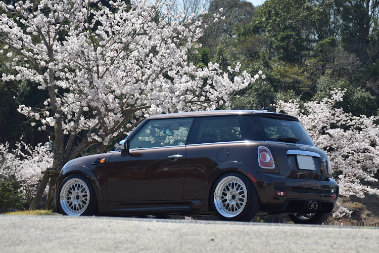 ミニのR56　MINI　ONE・discover_ct・桜とコラボ🌸に関するカスタム事例の投稿画像5枚目