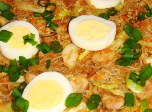 There are several styles of pancit. Our family makes pancit bihon. We love it!
