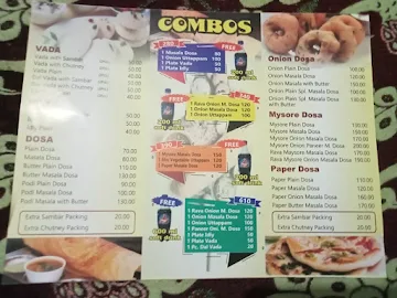 Chennai Dosa Junction menu 