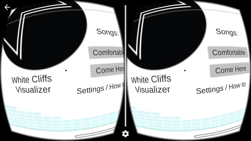 White Cliffs VR Music Vis Screen 2