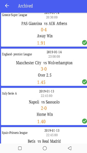 Betting TIPS Pro  Football Predictions
