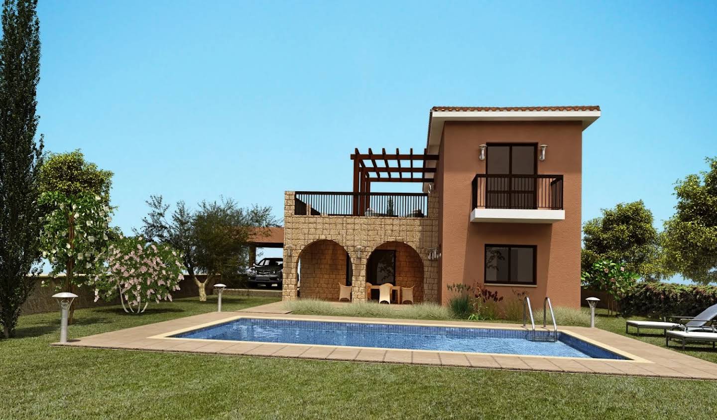 House with pool Paphos