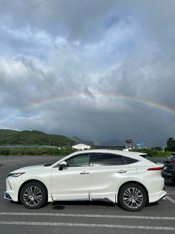 ハリアーのドライブ・秋雨前線・10月もよろしくお願いします・洗車に関するカスタム事例の投稿画像1枚目