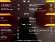 Vintage Restaurant menu 2