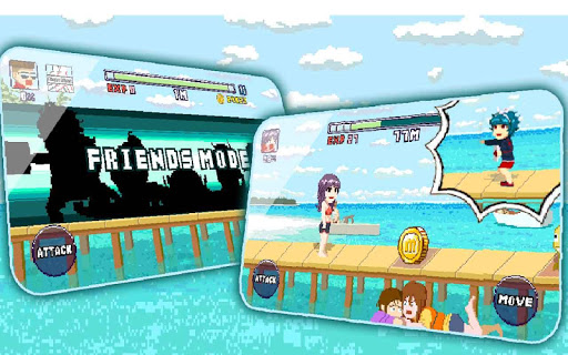 Maldives Friends : Pixel Flappy Fighter