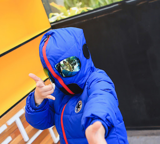 Title 5, Boys and Girls Glasses Down Jacket Warm. Provid...