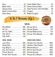 Sai Shrisha Family Restaurant menu 2