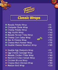 Faasos Signature Wraps & Rolls menu 2