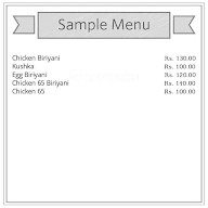 Rehman Biryani menu 1