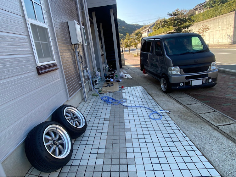 バモスの車検戻し・ハミタイ・中学生に関するカスタム事例の投稿画像1枚目