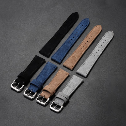 Title 6, Suede Leather Strap Quick Release Watch Band – ...