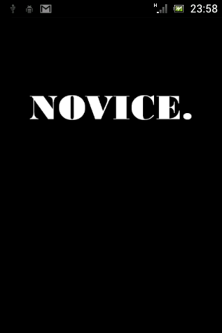 NOVICE.