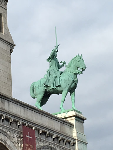 Joan of Arc Statue on Sacre Coeur