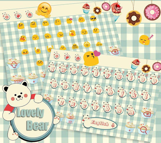 Lovely Bear Keyboard Theme