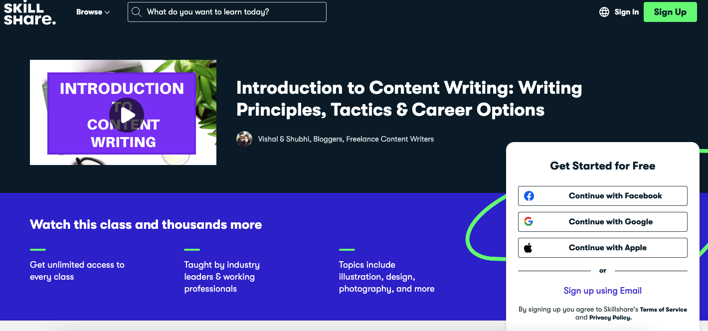 copywriting in digital marketing course