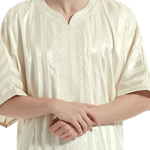 Title 9, Mens Fashion Robe with Stripe Embroidery for u...