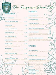 The Turquoise Bean Cafe menu 3