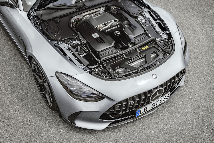 Both Mercedes-AMG GT Coupé models are equipped with a 4.0l twin-turbocharged V8 engine.