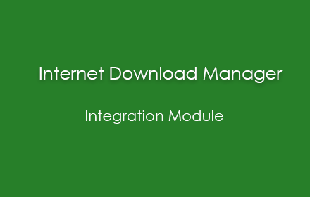 IDM™ Download Manager Integration Module small promo image