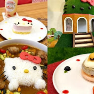 Hello kitty 蘋果村親子餐廳