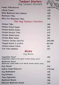 Goa 0 Km menu 5