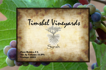 Logo for Timshel Vineyards