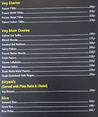 Shahi Dawat menu 1