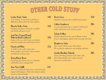 SodaBottleOpenerWala menu 