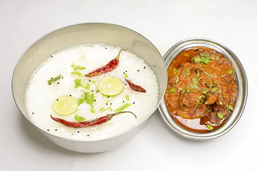 Dahi Pakhala And Chicken Kassa