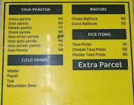 Tawa Mane menu 2