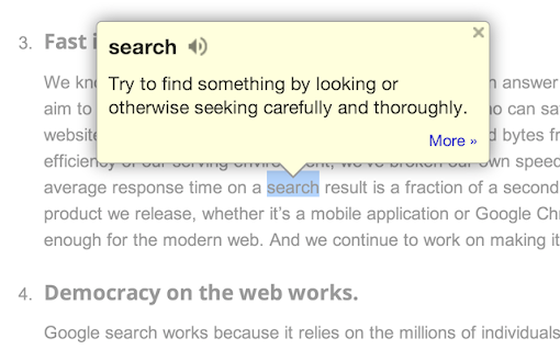 Google Dictionary (by Google)