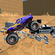 Monster Truck Drive Police Car Chase  Icon