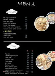 RC Cafe menu 1