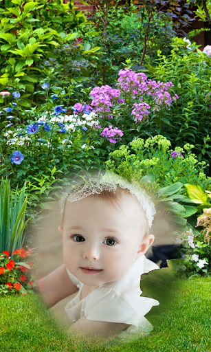 Beautiful Garden Photo Set Karne Wala Frame App