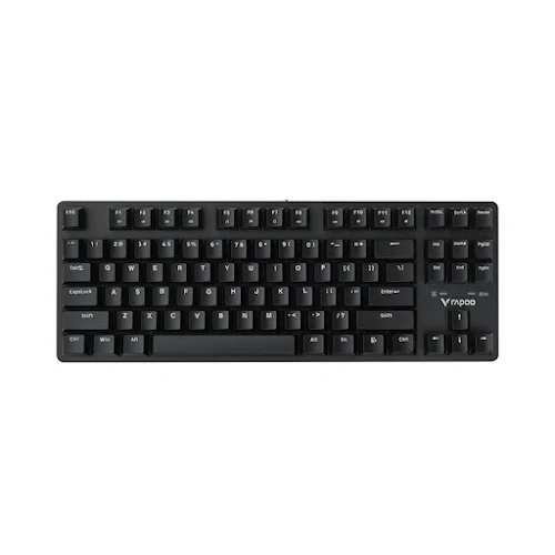 Bàn phím cơ gaming không dây Rapoo V500pro-87 màu đen Red Switch